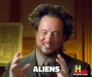 Ancient Aliens Guy meme template