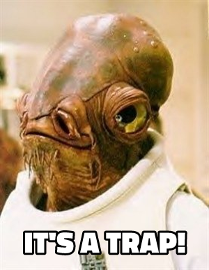It's A Trap! meme template