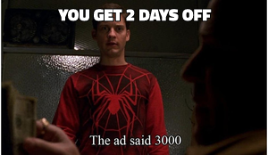 But the Ad Said 3000 meme template