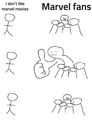 Big Thumb Guy meme template