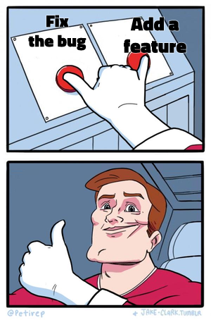 Both Buttons Pressed meme template