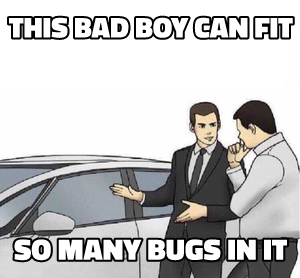 Car Salesman Slaps Roof of Car meme template