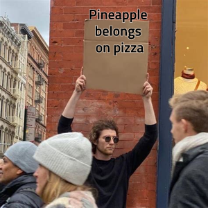 Guy Holding Cardboard Sign meme template