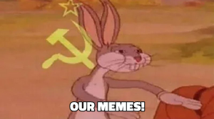 Communist Bugs Bunny meme template