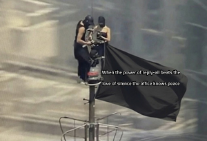 Empire State Building Climbers Flag meme template