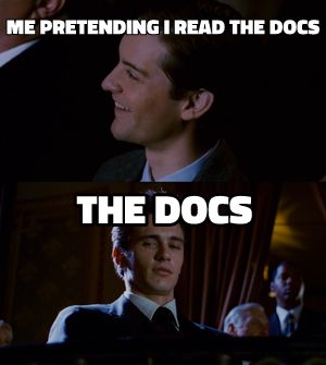James Franco Staring at Tobey Maguire meme template