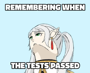 Frieren Looking Up meme template