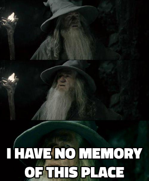 Confused Gandalf meme template