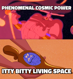 Genie Lamp meme template