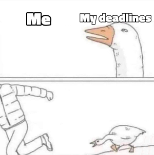 Goose Chase meme template