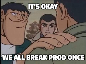 Hand on Shoulder Guy meme template