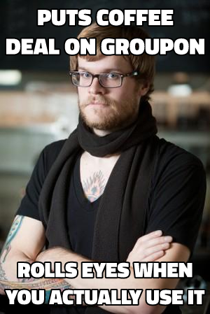Hipster Barista meme template