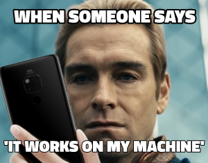 Homelander Stare meme template