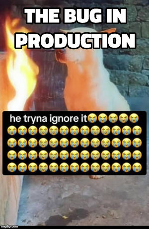 He Tryna Ignore It meme template