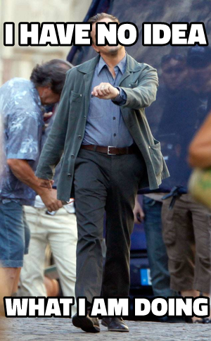 Leo Strutting meme template