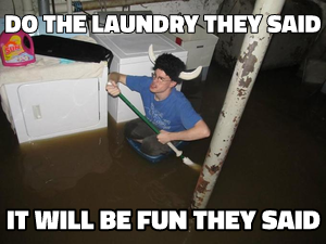 Laundry Room Viking meme template