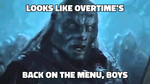 Meat's Back on the Menu meme template