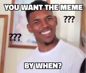 Confused Nick Young meme template