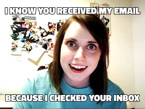 Overly Attached Girlfriend meme template