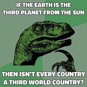 Philosoraptor meme template