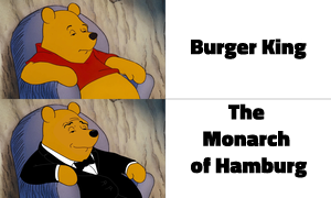 Tuxedo Winnie the Pooh meme template