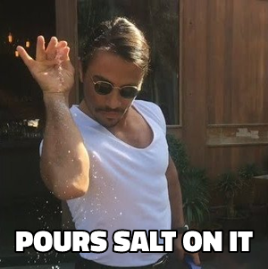 Salt Bae meme template