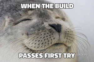 Satisfied Seal meme template
