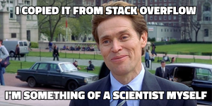 I'm Something of a Scientist Myself meme template