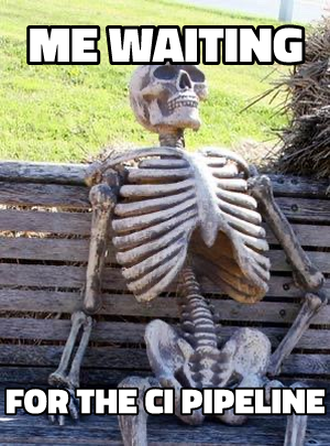 Waiting Skeleton meme template