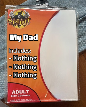 Fake Spirit Halloween Costume meme template