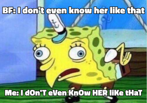 Mocking Spongebob meme template