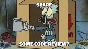 Squidward Spare meme template