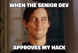 Peter Parker Smirk meme template