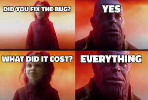 What Did It Cost? Everything. meme template