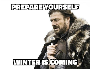 Winter is coming meme template